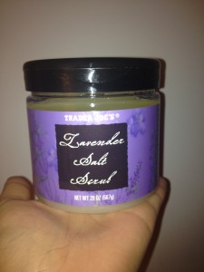 Lavender Salt Scrub - Trader Joe's